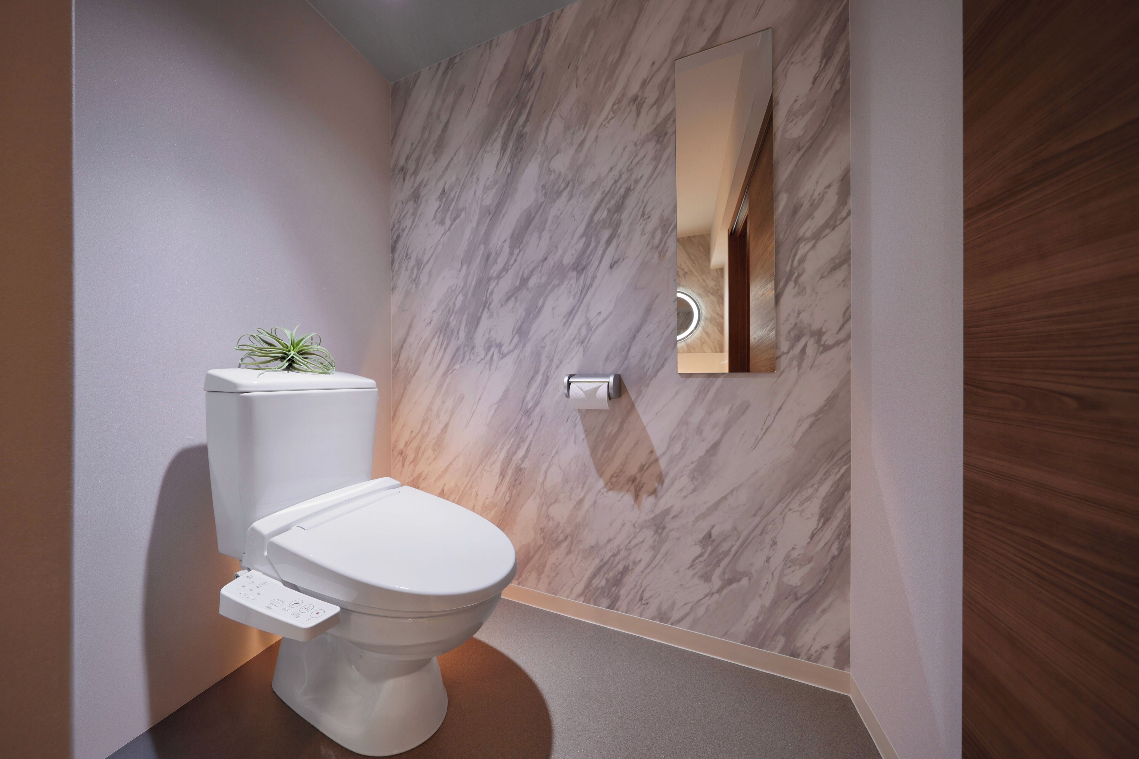 combined shower/bathtub, free toiletries, hair dryer, slippers