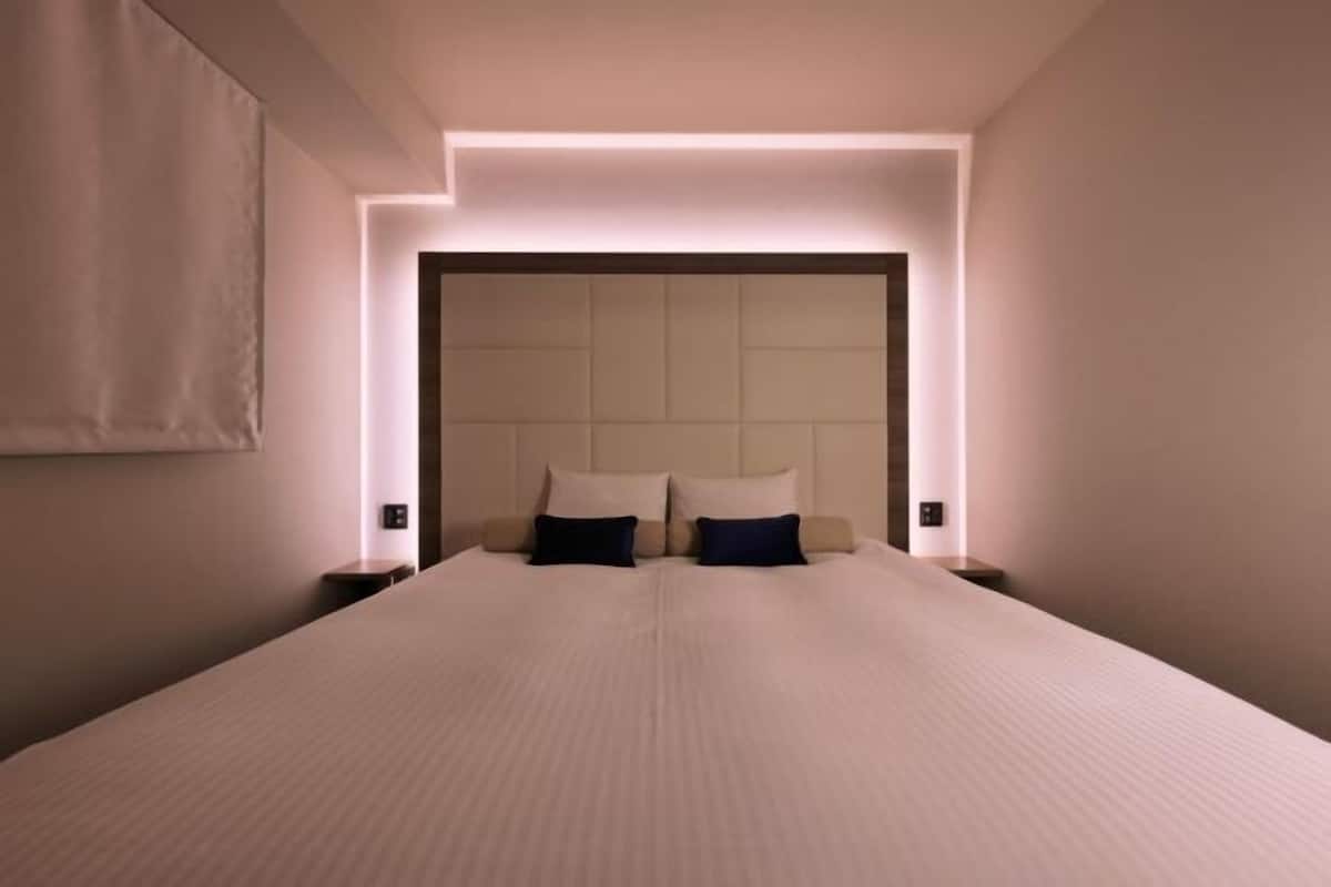 1 chambre, couette en duvet d'oie, rideaux occultants