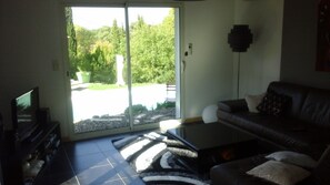 TV, books, stereo - Beautiful villa with pool (Aumes)
