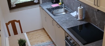 Apartment 55 sqm, balcony, kitchen extra, 2 bedrooms, max 3 pers - WLAN