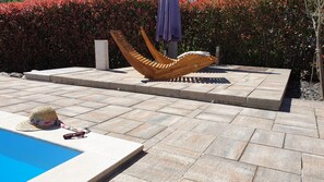 Outdoor pool - Quiet modern house with pool Labin Rabac Ripenda in the mountains 10min to the beach (Ripenda Kras)