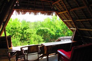 Vue depuis l’hébergement