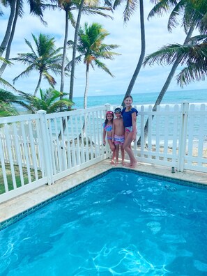 Outdoor pool - Cozy Beachfront Home in Patillas-Private Pool & Stunning Ocean Views-Sleeps 8 (patillas)
