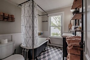 Hair dryer, towels