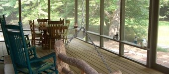 Creekside Cabin on 40 Acres, F/P, Campfire, Trail by Creek