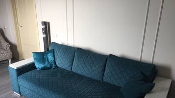 TV, DVD player, stereo