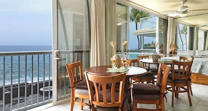 Oceanfront, Beach , Pool, Wifi ,View! Relax Haw'n style #206 Portable AC