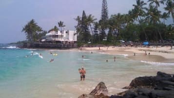 Sun loungers, beach towels