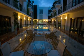 Alberca en la azotea 