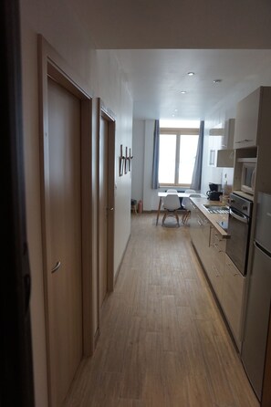 Fridge, microwave, oven, stovetop - Panoramic view apartment on the slopes of Labresse and La Tourbière  (La Bresse)