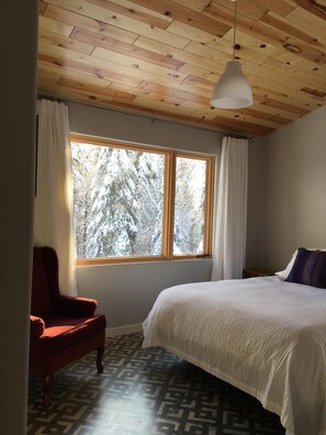 3 bedrooms, iron/ironing board, WiFi, bed sheets - Wildwood Cottage, Duluth, private wooded retreat on the North Shore  (Duluth)
