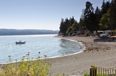 Hood Canal, Octopus Hole Beach Cabin. 315' Cove with Oysters!