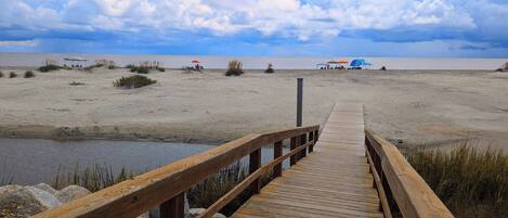 Ligstoelen, strandlakens