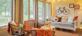 CaddyShack ~ Nyrenoverede byhuse fra 40 cykelstier 