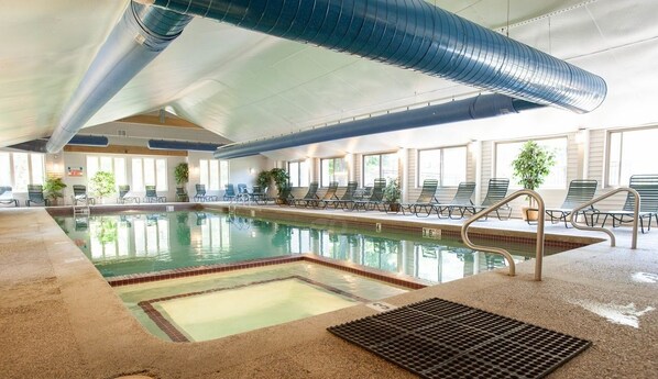 Indoor pool, outdoor pool