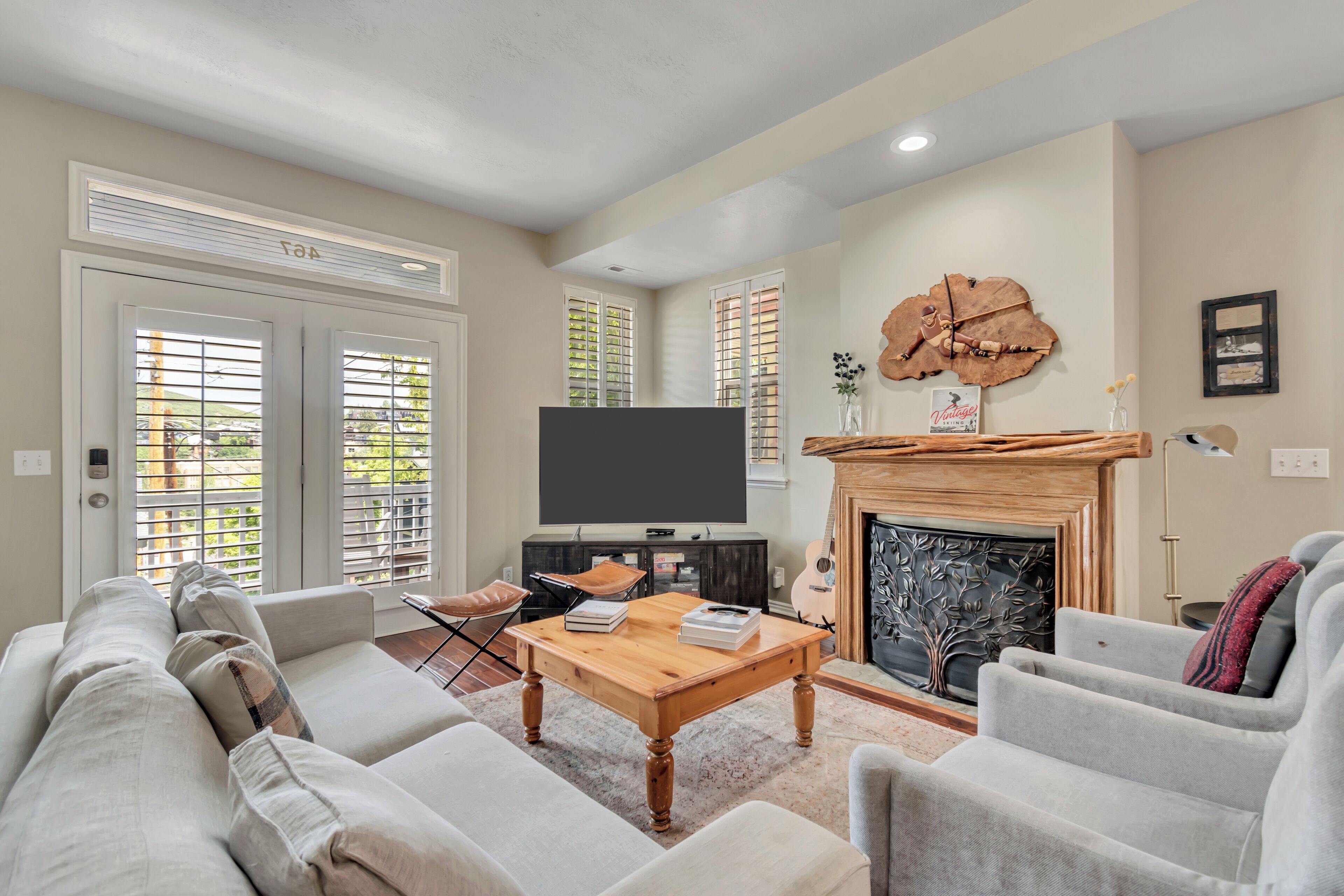 スマートテレビ、暖炉