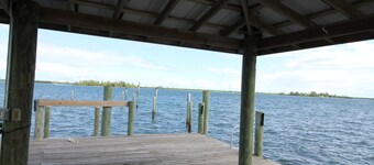 Old Florida Charm, House on the Indian River Lagoon with 250 ft Dock New Listing