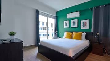 1 habitación, wifi gratis y ropa de cama