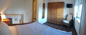 1 bedroom, travel crib, WiFi, bed sheets