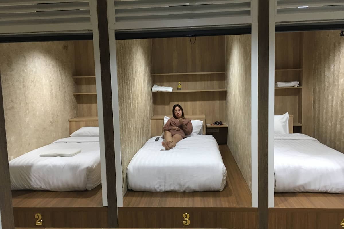 Basic Shared Dormitory, 1 Single Bed (Female Only) | In-room safe, blackout curtains, rollaway beds, free WiFi