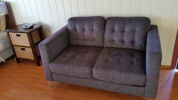 TV, DVD player, stereo