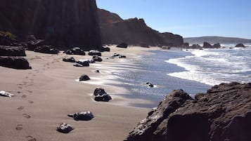 On the beach