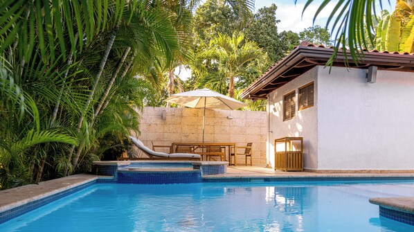 Indoor pool, outdoor pool