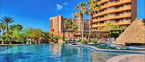 Una piscina climatizada