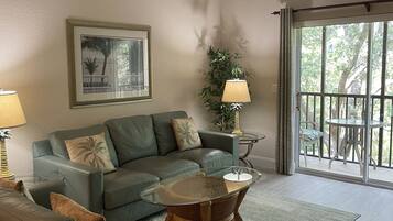 Smart TV, video games, DVD player, foosball