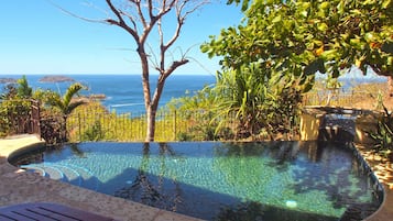 Outdoor pool, an infinity pool
