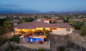 Exterior - Spectacular Views! Heated Pool. Game Room. Private. Spacious. (Fountain Hills)