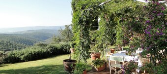 Villa Toscana med flair, luksus og panorama - Villa til 11 personer i Civitella i Val di Chiana