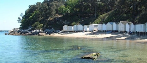 Una spiaggia nelle vicinanze