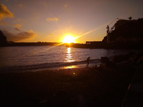 Plage nord de Tenerife San Marcos<br>