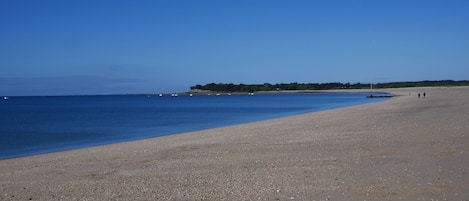 Vlak bij het strand