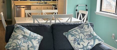 Smart TV, DVD player, books