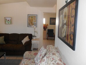 TV connectée, cheminée, livres