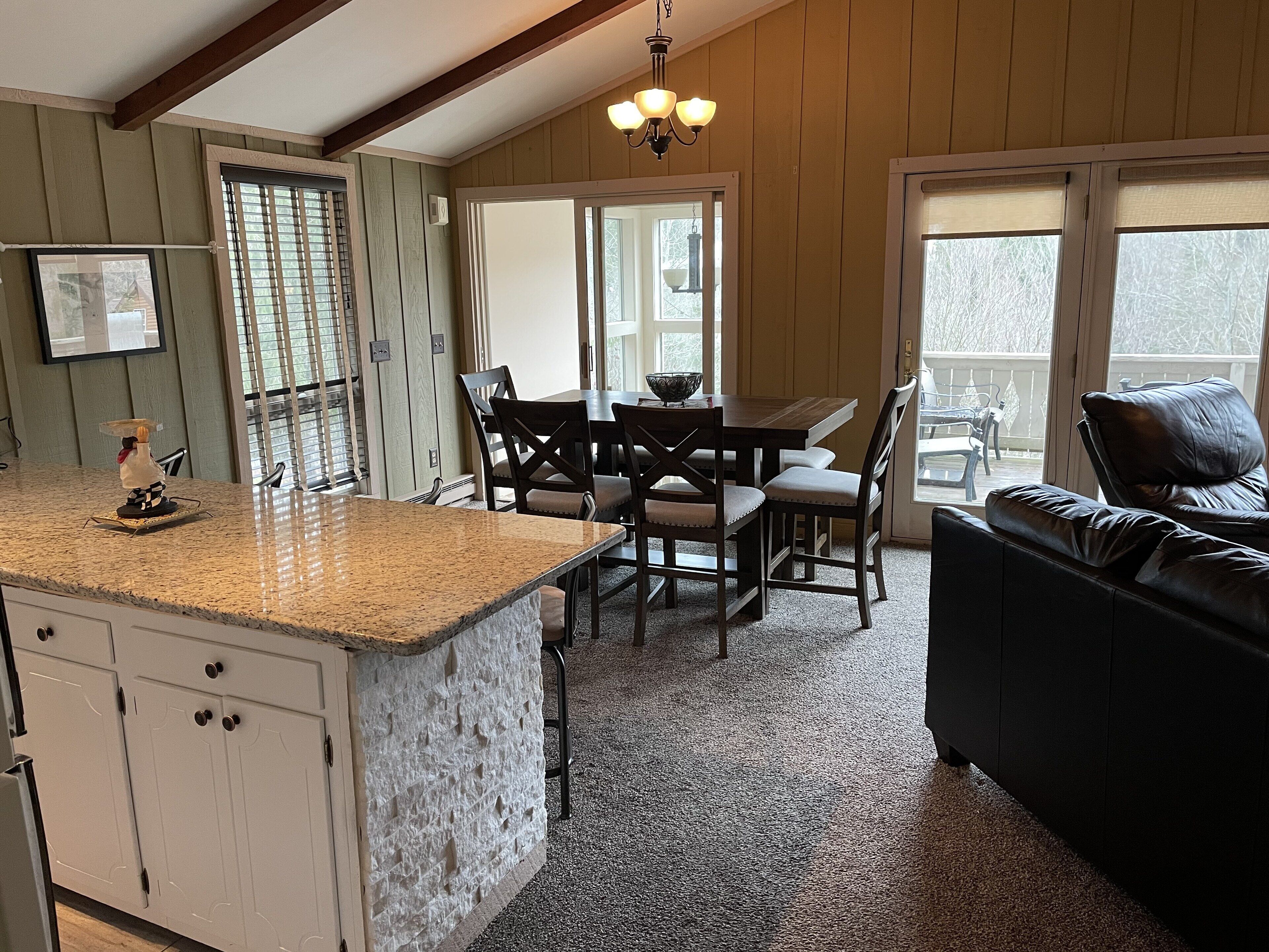 Kitchen and dining area