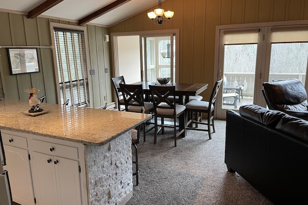 Kitchen and dining area