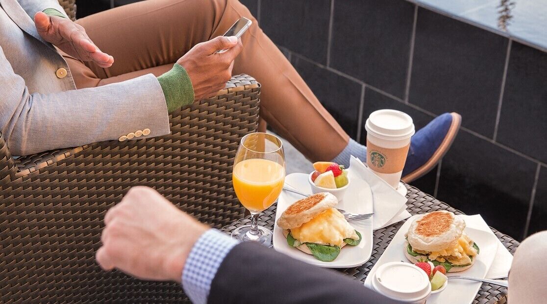 daily continental breakfast for a fee