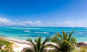 Balcony view - Beach Front White Sand Villa (Hellshire)