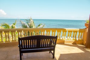 Balcony view - Beach Front White Sand Villa (Hellshire)