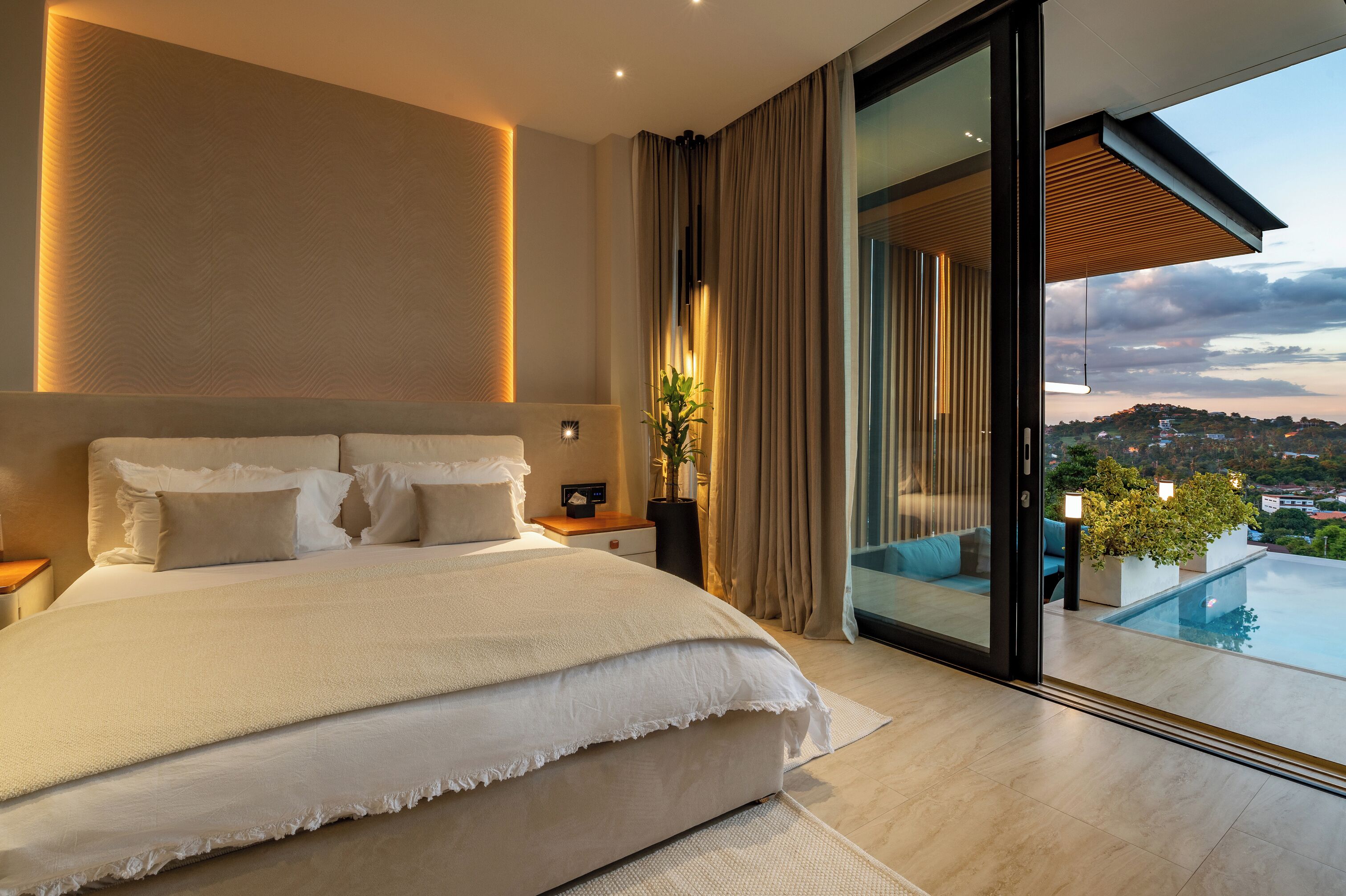 Elite Villa, 2 Bedrooms, Private Pool, Seaview | Roupas de cama premium