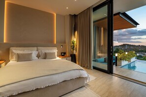Elite Villa, 2 Bedrooms, Private Pool, Seaview | Premium bedding, memory-foam beds, in-room safe, individually decorated