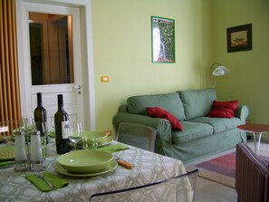 TV, books, music library