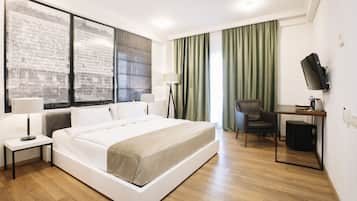 Minibar, in-room safe, desk, blackout drapes
