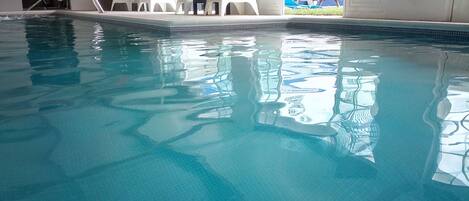 Indoor pool, a heated pool