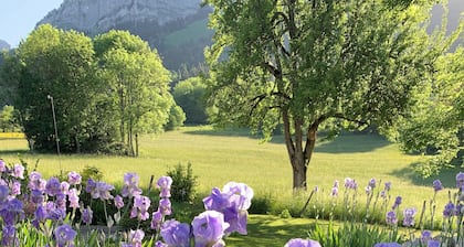 Appartement dans une maison de ferme rénovée avec vue splendide