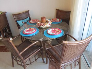 Dining - Ocean Front Villa 1st Floor unit  (Puerto Morelos)