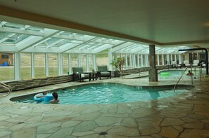 Indoor pool, outdoor pool
